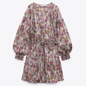 Zara Belted Shirt Dress